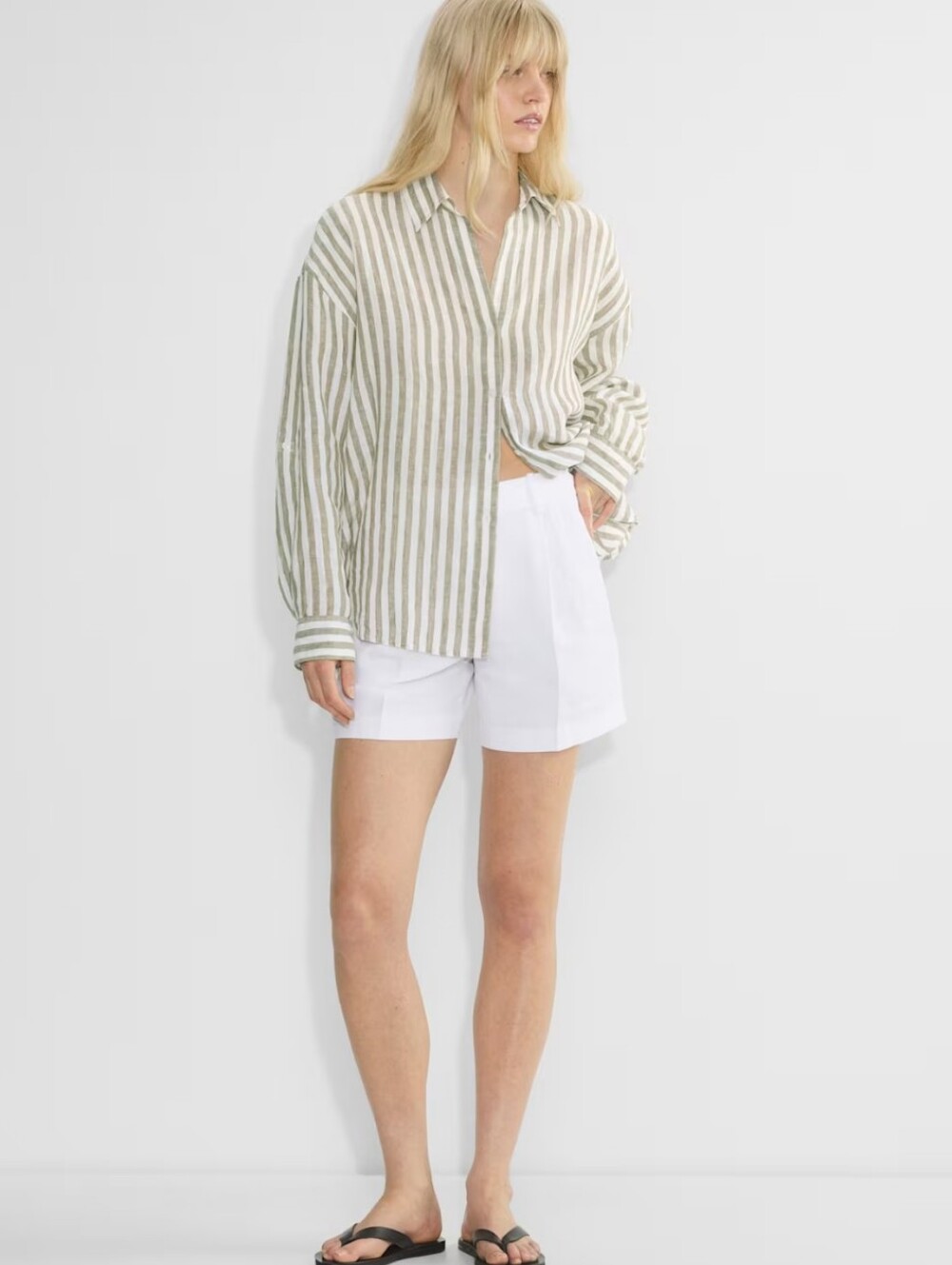 Aritzia Wilfred Effortless Linen Shorts